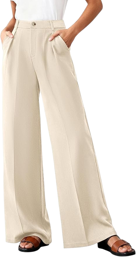 BTFBM wide leg palazzo pants pockets
